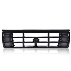 G-PLUS Front Grille for Ford Bronco F150 F250 F350 1992-1997 Gloss Black