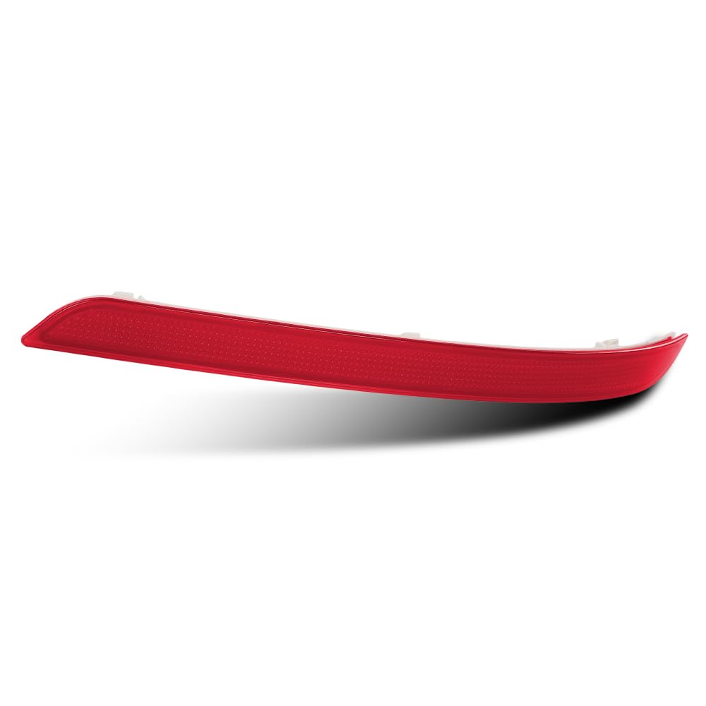 G-PLUS Rear Right Bumper Reflector Compatible with Benz GLE300d 4Matic Sport Utility 4-Door 2016, Fit Benz GLE350 4Matic Sport Utility 4-Door 2016-2017 Red