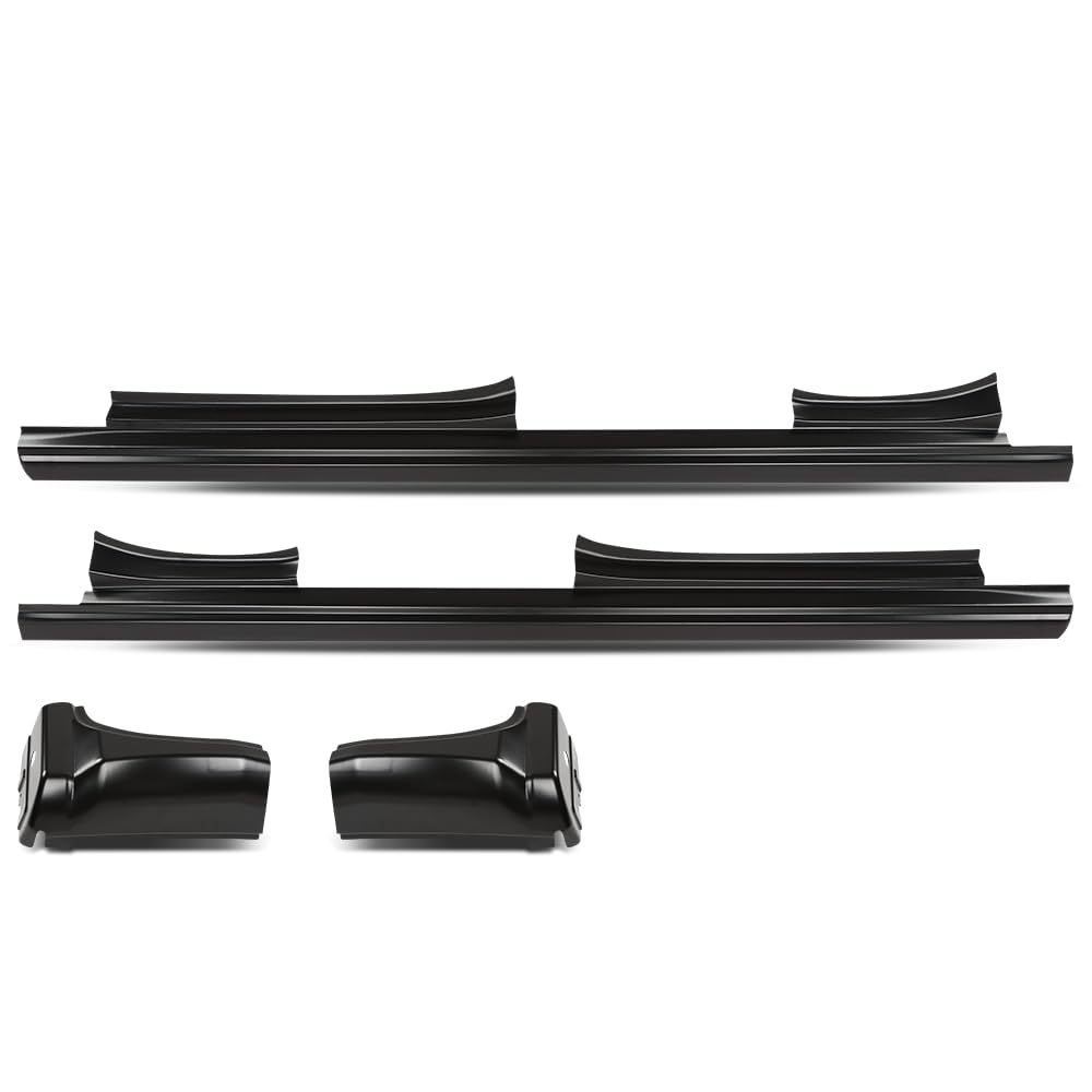 G-PLUS Rocker Panels & Cab Corner Kit 4PCS, Compatible with Chevy Silverado GMC Sierra Pickup 2014-2018 Double Cab