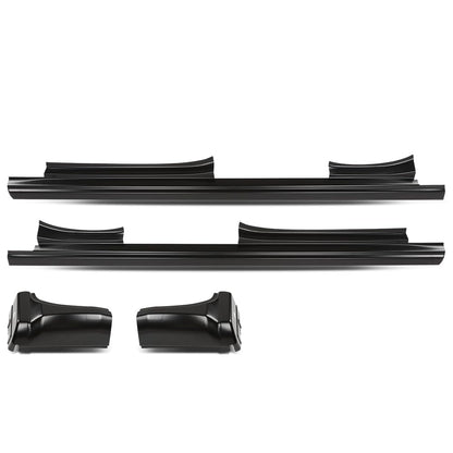 G-PLUS Rocker Panels & Cab Corner Kit 4PCS, Compatible with Chevy Silverado GMC Sierra Pickup 2014-2018 Double Cab