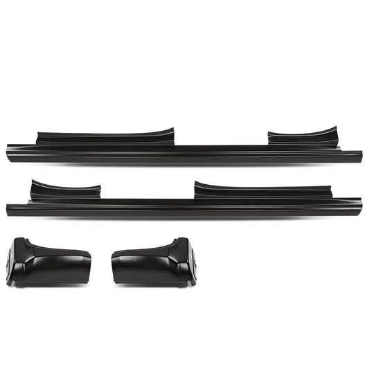 G-PLUS Rocker Panels & Cab Corner Kit 4PCS, Compatible with Chevy Silverado GMC Sierra Pickup 2014-2018 Double Cab