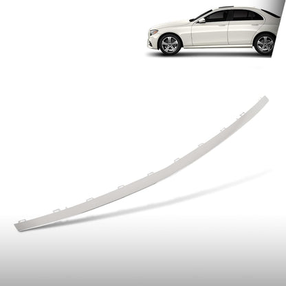 G-PLUS Front Bumper Face Bar Trim Lower Molding Fit Benz E400 4Matic Coupe/Base 2017-2018, Fit Benz E450 Base 2019-2020 2138857000, MB1044130 Silver