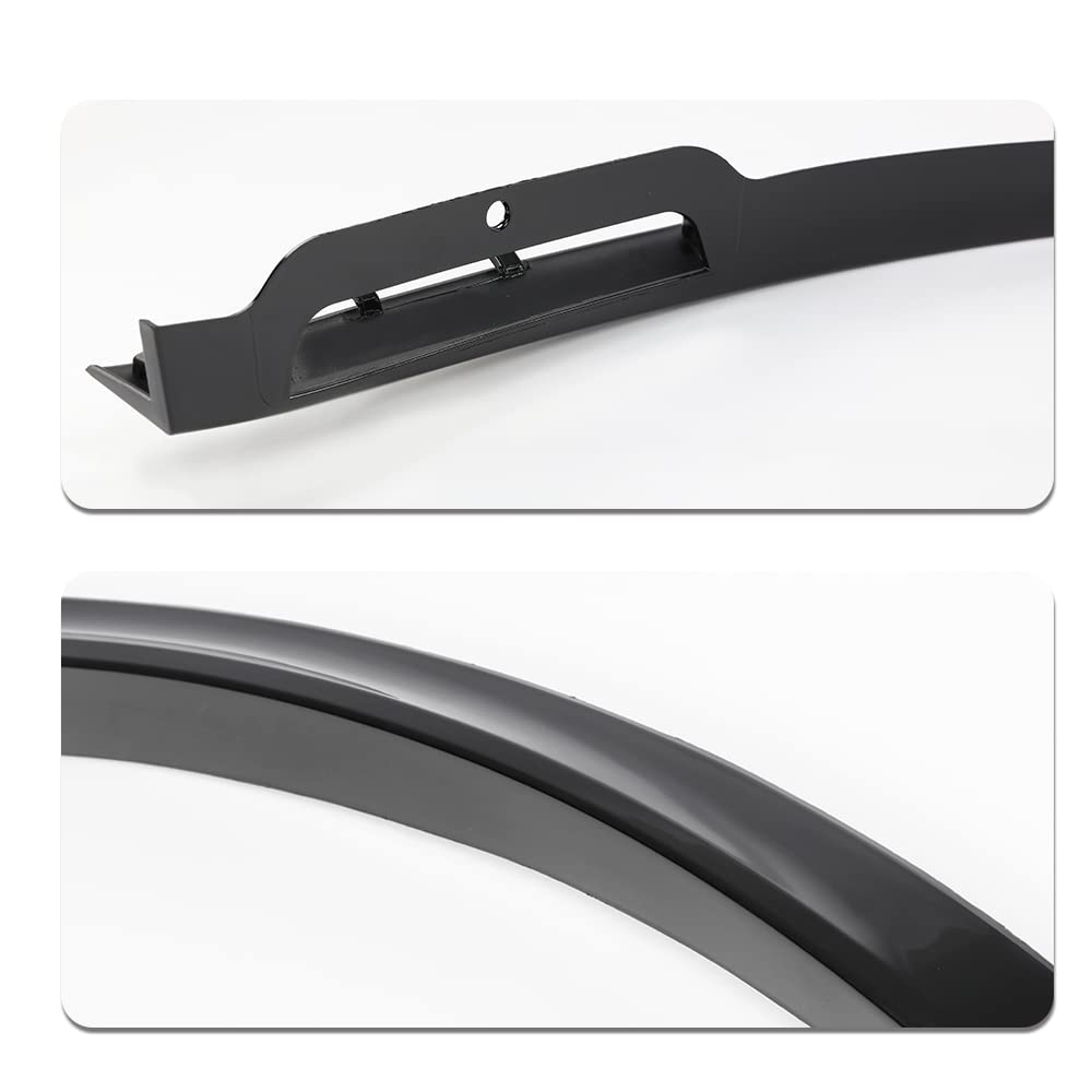 G-PLUS Fender Flares Compatible with 2020-2024 Tesla Model Y Black Wheel Protector Vent Trim Paint Style