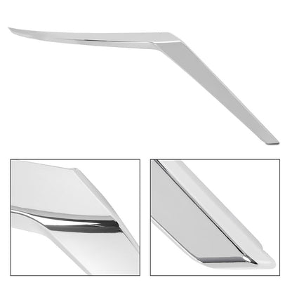 G-PLUS Front Right Side Bumper Cover Molding Chrome Trim 1pc Silver Compatible with Nissan Kicks 2021-2023 (For S And SV Models) NI1047111, 191275878071, 620745R00A