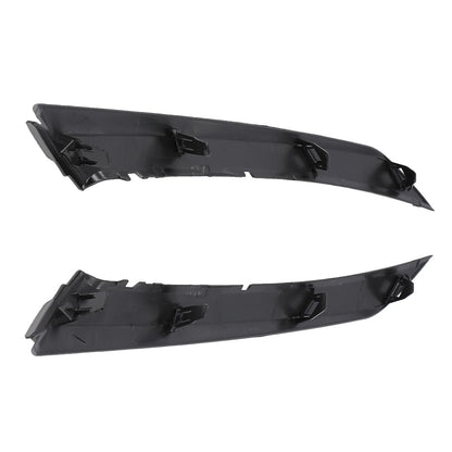 G-PLUS Front Grille Headlight Trim Molding Black Pair - Compatible with Toyota Camry Hybrid SE 2018-2021 / Camry SE Nightshade 2020 - 5271206100, 5271306100 Glossy Black