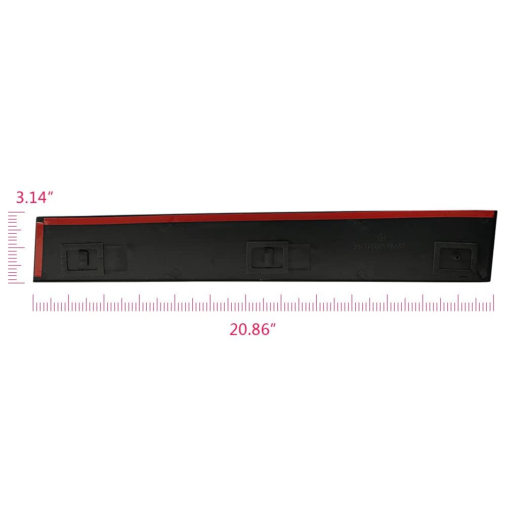 G-PLUS Front Driver Side B Pillar Molding Compatible with Chrysler Town & Country 2008-2016/Fit Grand Caravan 2008-2020 Black