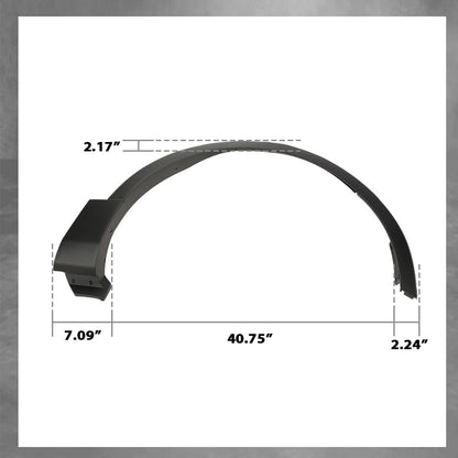 G-PLUS Front Right Fender Flares Compatible with Ford Explorer 2011-2015 Wheel Fender Arch Molding Trim, BB5Z16039AA, Factory Style