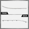G-PLUS Front Bumper Trim Molding Left +Right Compatible with Benz C250 Base Coupe 2-Door 2012-2015,A2048853721