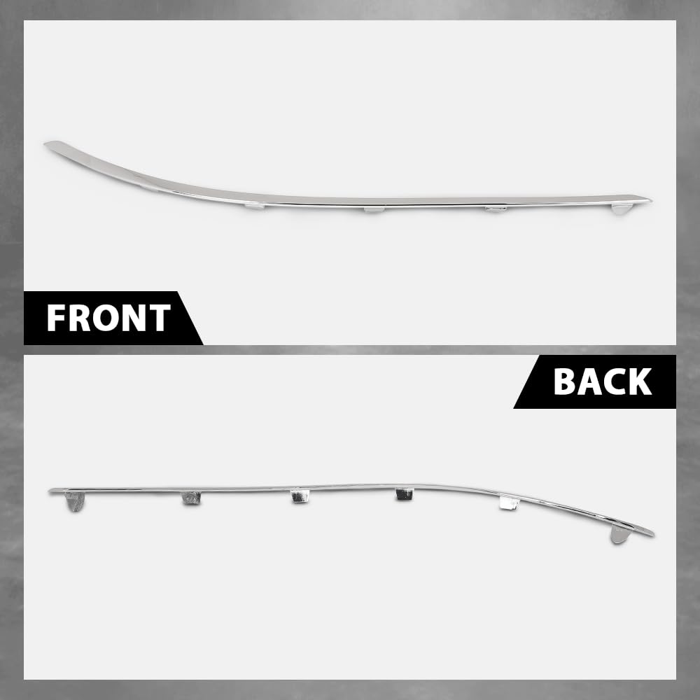 G-PLUS Front Bumper Trim Molding Left +Right Compatible with Benz C250 Base Coupe 2-Door 2012-2015,A2048853721