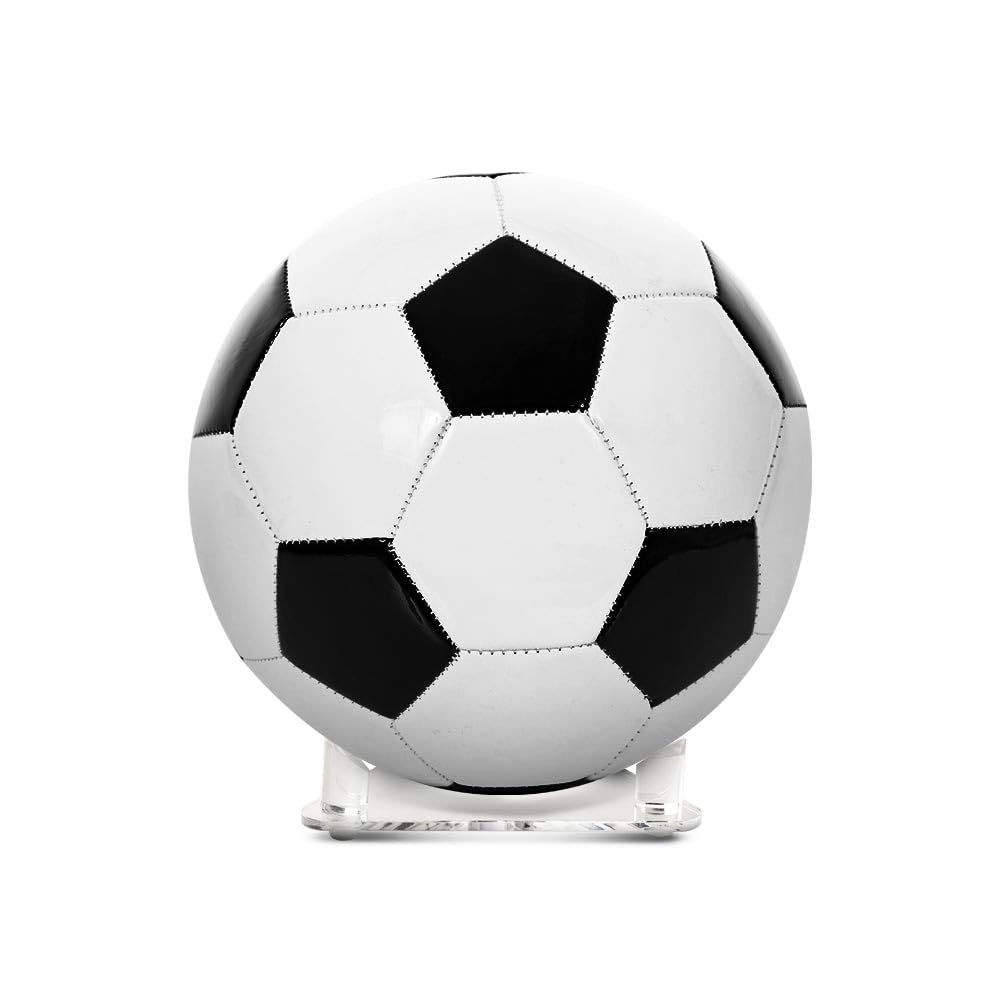 G-PLUS Tripod Acrylic Display Ball Stand Clear for Basketball Football Soccer Bowling, 3 Peg Holder