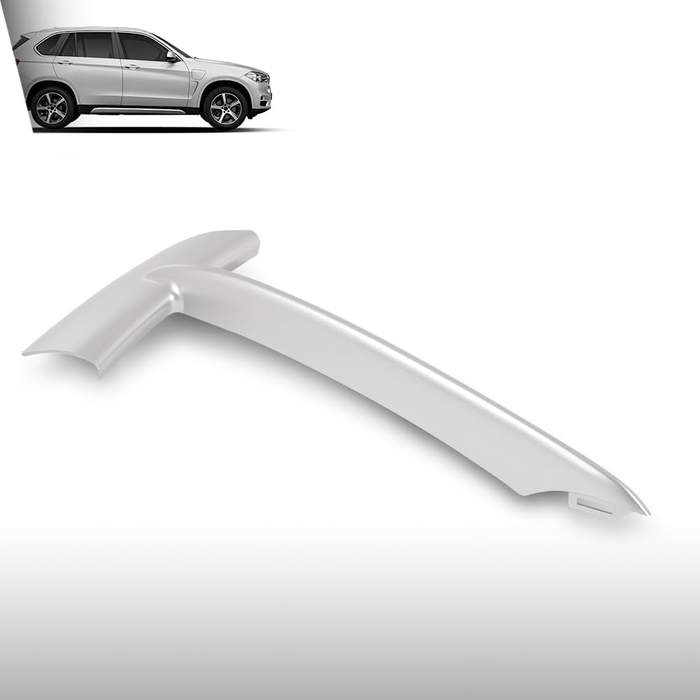 G-PLUS Front Right Side Lower Bumper Grille Trim Silver Compatible with BMW X5 2014-2018 Fits Models without M Sport Line Package, Type 1 Standard Line 51117303113 BM1038152