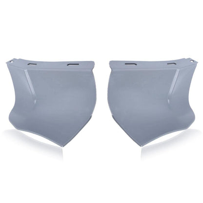G-PLUS Rear Bumper Quarter Panel Fillers Kit Compatible With Chevy Caprice/Impala 1986-1990 ABS Plastic- Primed,Grey