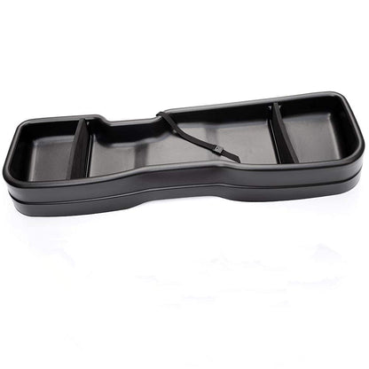 G-PLUS Under Seat Storage Box Replacement For Chevy Silverado GMC Sierra 1500 2500HD 3500HD Crew Cab 2014 2015 2016 2017 2018 Seat Storage Organizer Black