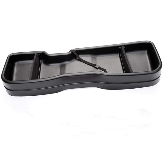 G-PLUS Under Seat Storage Box Replacement For Chevy Silverado GMC Sierra 1500 2500HD 3500HD Crew Cab 2014 2015 2016 2017 2018 Seat Storage Organizer Black