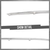 G-PLUS Rear Left Side Bumper Cover Molding Compatible with Benz E350 E550 Base Coupe 2-Door 2010-2013 Fit Models Without AMG Styling Package 2078852121, MB1158114 Silver
