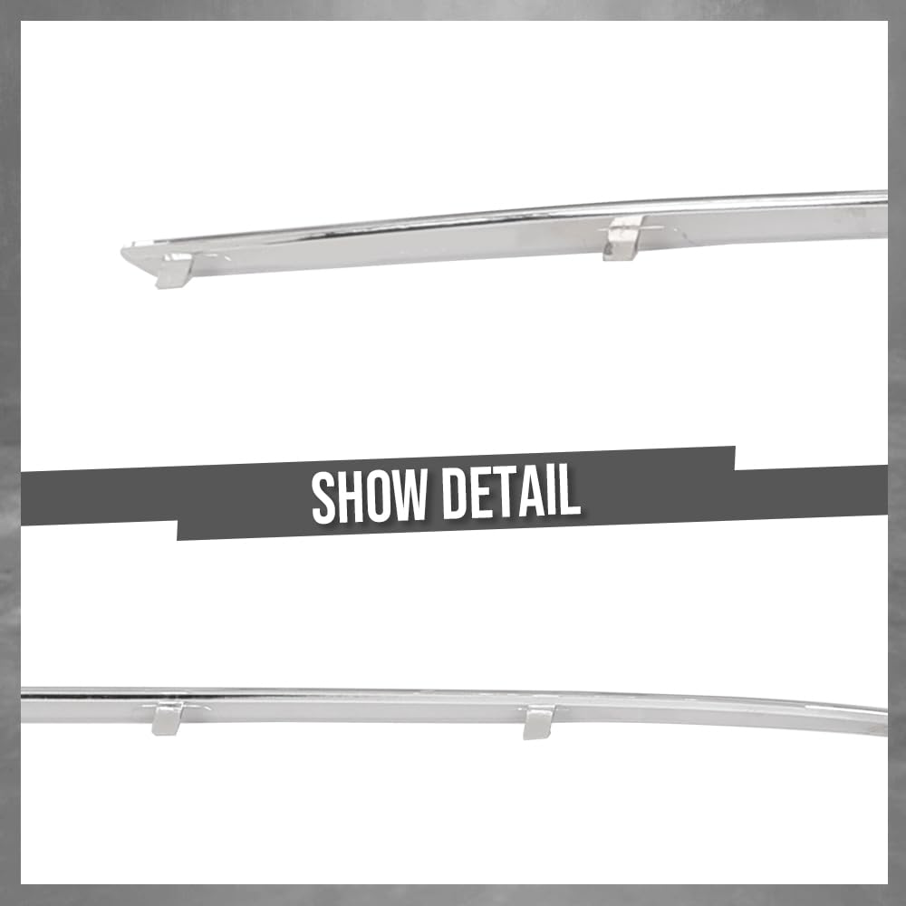 G-PLUS Rear Left Side Bumper Cover Molding Compatible with Benz E350 E550 Base Coupe 2-Door 2010-2013 Fit Models Without AMG Styling Package 2078852121, MB1158114 Silver