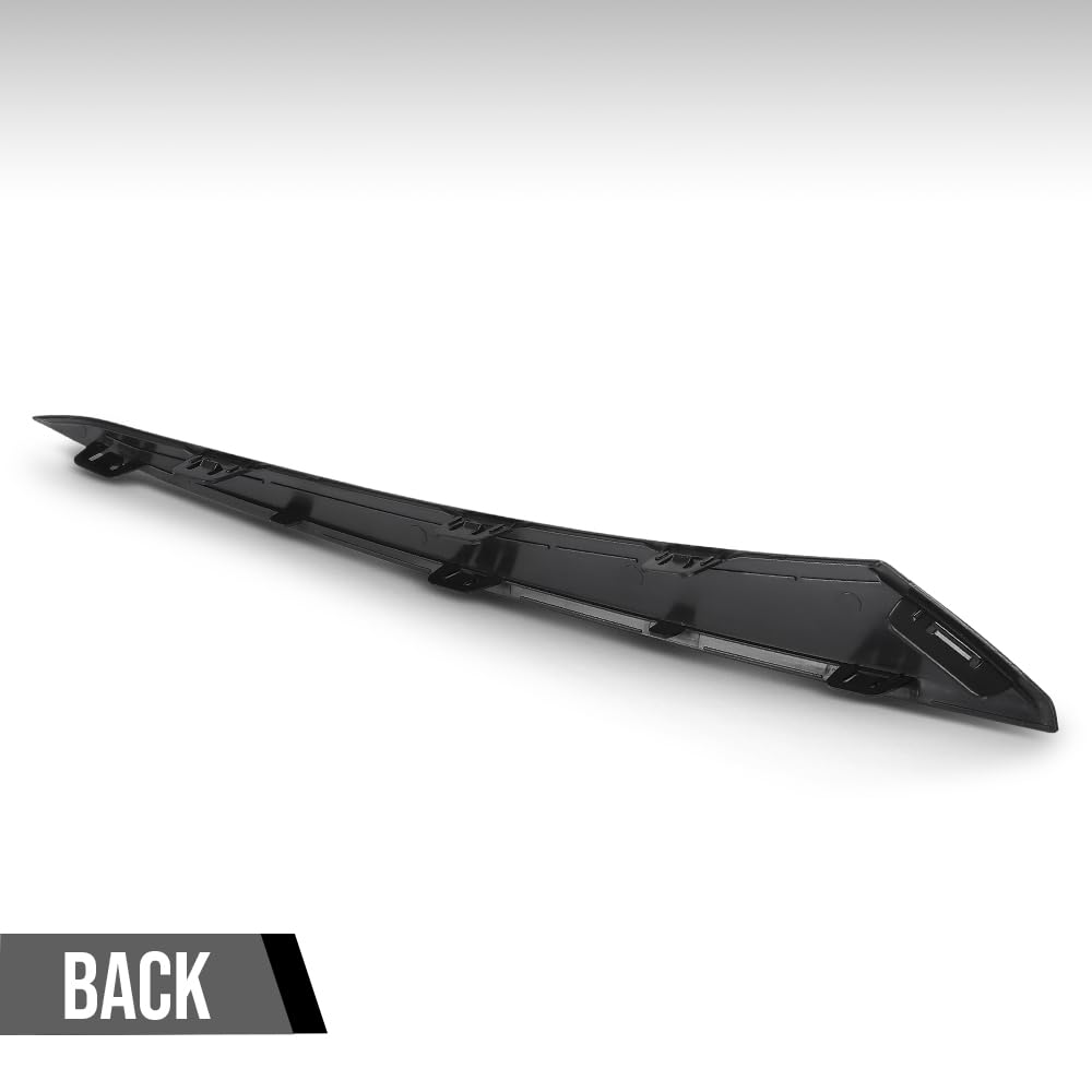 G-PLUS Headlight Molding Trim Left Driver Compatible with Honda Civic 2022 2023 2024 HO1212131, 71207T20A01 Black