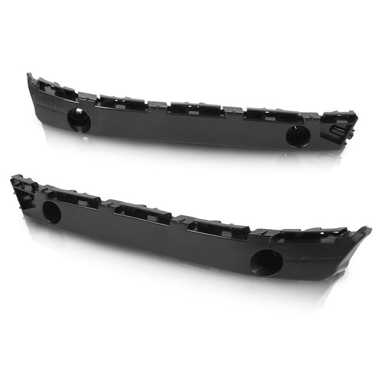 G-PLUS Front Bumper Cover Support Brackets Compatible with Toyota Sienna 2011-2020 5211508020, 5211608010, TO1043116, TO1042116 Left+Right Side Black Primed