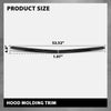 G-PLUS Hood Molding Trim Moulding Compatible with Cadillac Escalade ESV V/V/ESV 2021-2023 84731888, GM1235140 Gloss Black