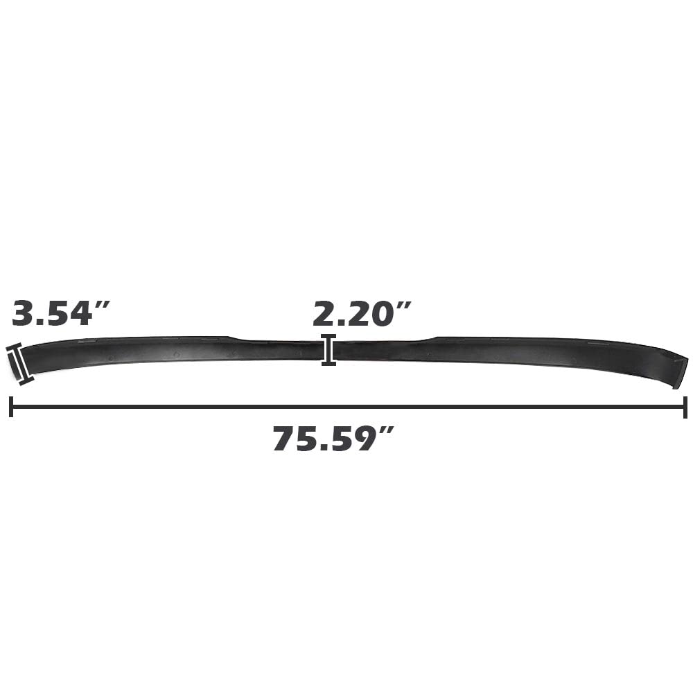 G-PLUS Front Bumper Air Dam Deflector Lower Valance Compatible with 2007-2013 Chevy Avalanche Suburban Tahoe Primed Without Off Road Package GM1092208 15203734