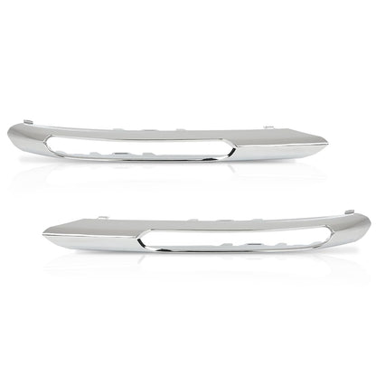 G-PLUS Front Bumper Fog Light Grille Trim Compatible with Benz E350 4Matic Coupe 2-Door 2012-2013,Fit Benz E350 4Matic Sedan/Wagon 4-Door 2010-2013 A2128851674