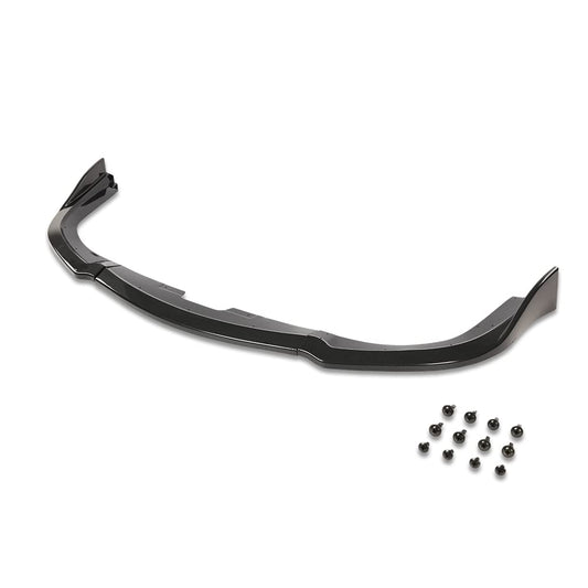 G-PLUS Front Bumper Lip Spoiler Splitter Compatible with 2006-2007 Subaru Impreza WRX STI All Models CS2 Style PP Black Unpainted Front Bumper Lip Dam Chin Splitter Protector