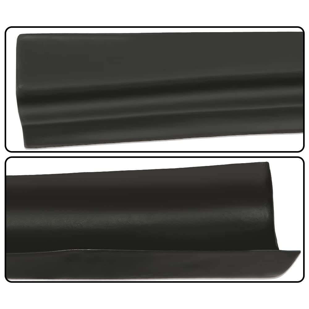 G-PLUS Rear Trunk/License Fillers Compatible with Cadillac Deville 1980-1992 /Fit for Cadillac Fleetwood 1980-1992 /Fit Cadillac Brougham 1980-1992 Black Set of 4