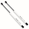 【Multi-Colored】 G-PLUS Gas Hood Struts Compatible with Chevy Chrvrolet Saturn Vue 2008 2009 2010 Gas Shock Lift Supports - 2 Pack (Matt White)