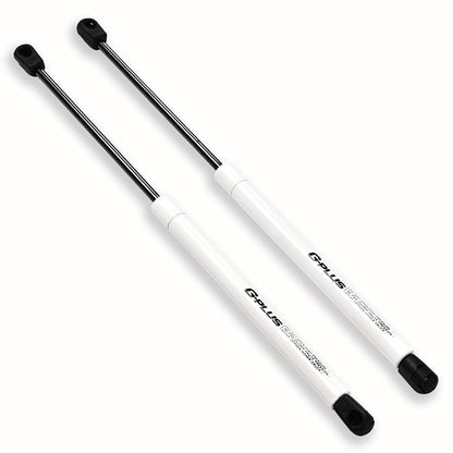 【Multi-Colored】 G-PLUS Gas Hood Struts Compatible with Chevy Chrvrolet Saturn Vue 2008 2009 2010 Gas Shock Lift Supports - 2 Pack (Matt White)