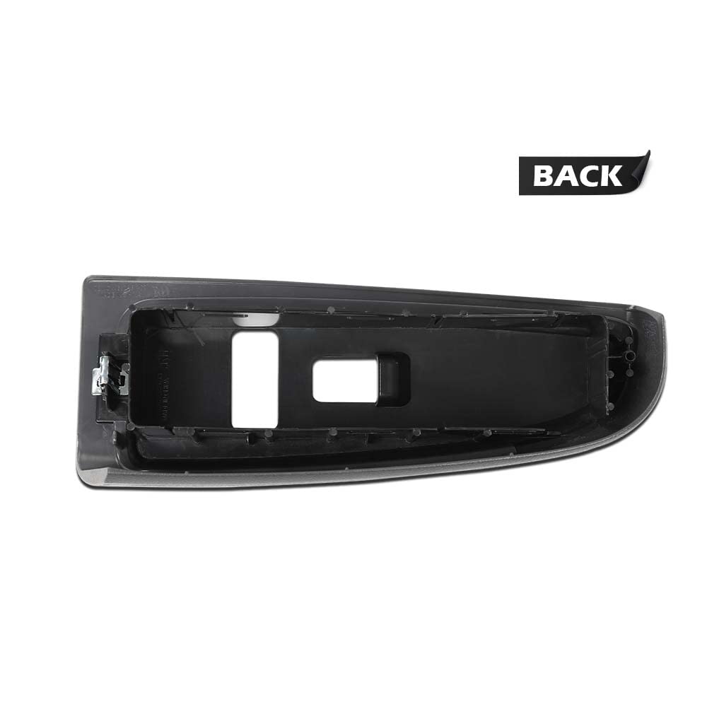 G-PLUS Window Switch Bezel Cover Passenger Side Compatible with Chevy Silverado/GMC Sierra 2003-2007,Fit Chevy Avalanche/Tahoe/GMC Yukon XL 2004-2006,Fit Chevy Suburban 2004-2007 89045121 Dark Gray