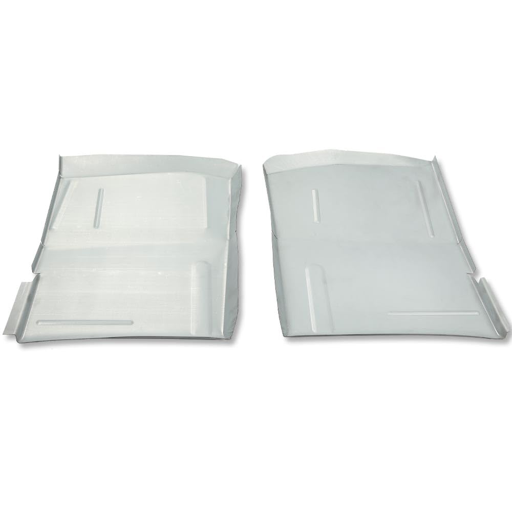 G-PLUS Extended Floor Pan Set Fit Chevy/GMC Truck Suburban Blazer Jimmy 1973-1987, Front Floor Pans Left & Right, Silver