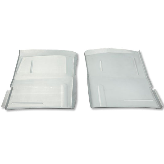 G-PLUS Extended Floor Pan Set Fit Chevy/GMC Truck Suburban Blazer Jimmy 1973-1987, Front Floor Pans Left & Right, Silver