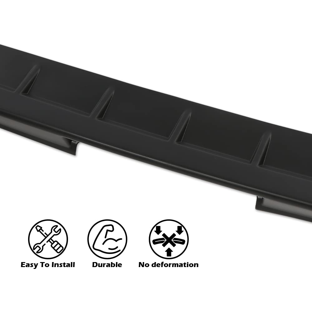 G-PLUS Tailgate Rear Wing Spoiler Compatible with Ford F150 Models 2015-2020 ABS Plastic Black