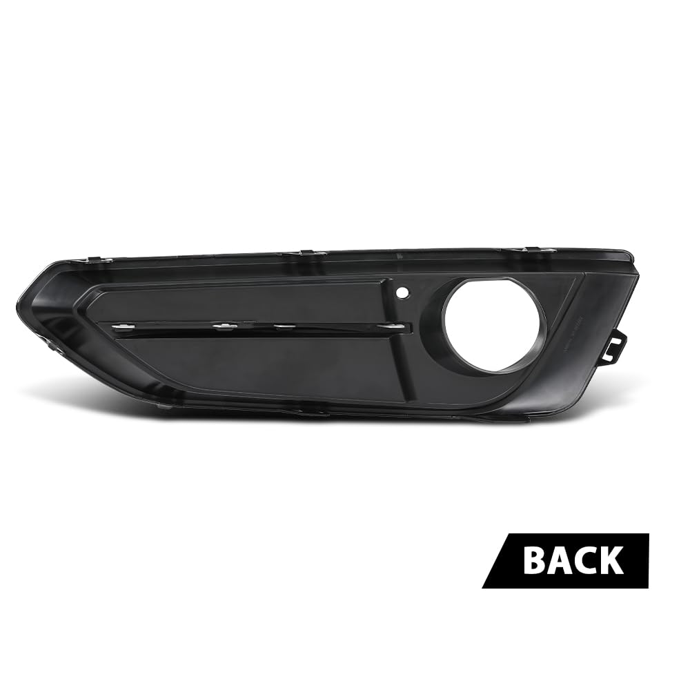 G-PLUS Front Passenger Right Side Fog Light Cover Trim Driving Lamp Compatible with BMW 230i xDrive Base 2017-2021 For Sport Line Models Without M Sport Package 51117343732, BM1039163 Black