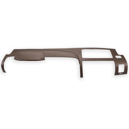 G-PLUS TPE Half Dash Cover Brown Compatible with 2007 2008 2009 2010 2011 2012 2013 Chevy Silverado (LS, LT, WT, Base) /2007 2008 2009 2010 2011 2012 2013 GMC Sierra (SL, SLE, WT, Base)