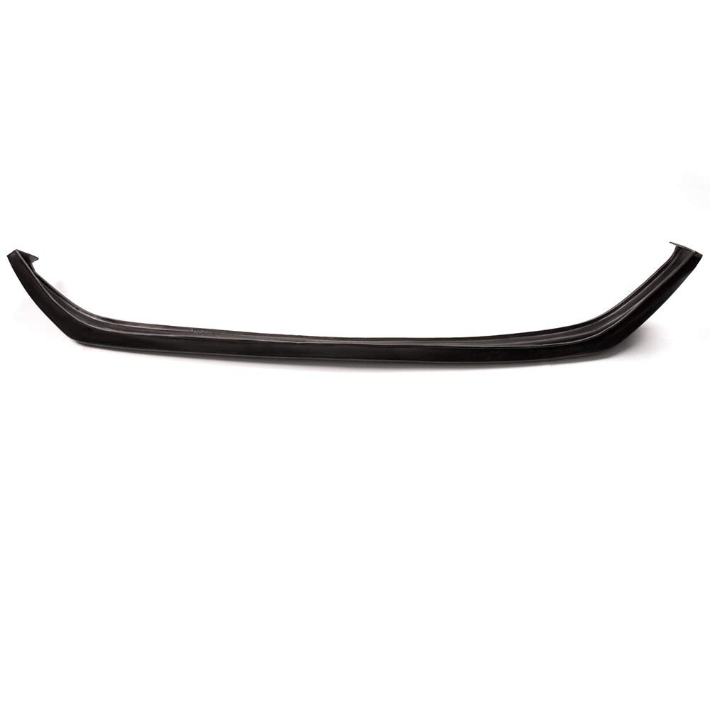 Front Bumper Lip Replacement For INFINITI G35 Sedan 4Door 2003-2004 | NIS Style PU Poly Urethane Unpainted Black Front Lip Spoiler Splitter