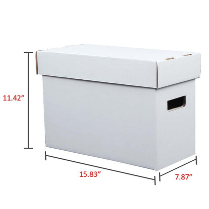 G-PLUS Comic Book Storage Comic Book Box Holds 150-175 Comics Collapsible Moistureproof Archival Cardboard 5 Pack