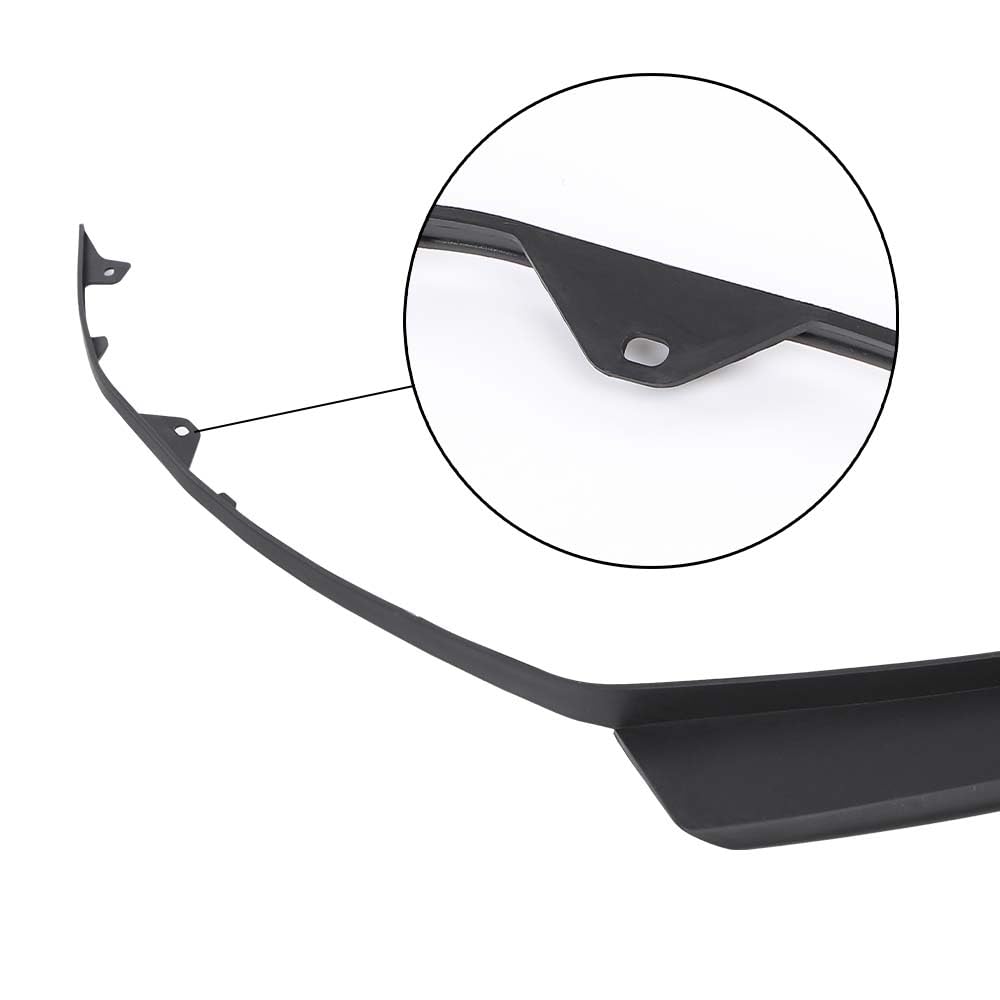 G-PLUS Front Bumper Lower Deflector Lip Compatible with Hyundai Elantra Sedan 2017 2018 86591-F2000, 86591F3000，HY1095107