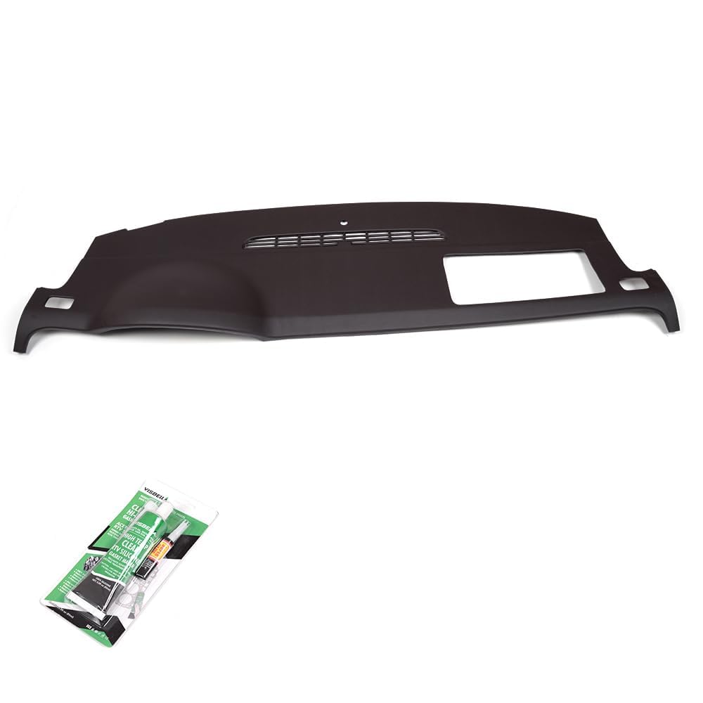 G-PLUS Molded TPE Dash Cover Compatible with Tahoe Suburban Yukon Avalanche 2007-2014 (Brown)