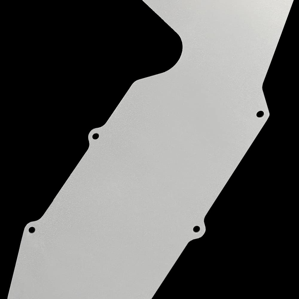 G-PLUS 1PC A/C Heater Delete Panel Plate Compatible with Heater Only (No A/C) 64 Chevelle Silver