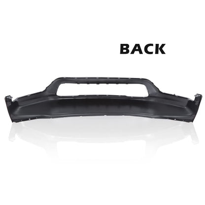 G-PLUS Primered Front Lower Bumper Cover Fascia Compatible with Jeep Compass 2017 2018 2019 2020 2021 Textured Dark Gray 5UQ11RXFAB CH1015131