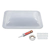G-PLUS Skylight Cover Exterior Semi-Transparent Camper Skylight Compatible with Most models 17.5" X 26.75" Plastic Cover