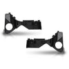 G-PLUS Front Left & Right Side Bumper Bracket Set Compatible with Toyota Corolla CE/LE/S 2003-2008 5211502061 Black