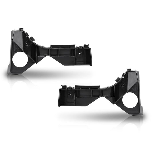 G-PLUS Front Left & Right Side Bumper Bracket Set Compatible with Toyota Corolla CE/LE/S 2003-2008 5211502061 Black