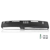 G-PLUS TPE Dashboard Dash Cover Compatible with Chevy GMC Full Size Pickup 1981-1987, Fit Chevy GMC SUV 1981-1991 Black