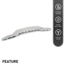 G-PLUS Bumper Skid Plate Trim for Chevy Silverado 1500 2016-2018 Silverado 1500 LD 2019 Chrome Product Specifications