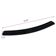 G-PLUS Bumper Lip Spoiler for Dodge Charger SRT 2015-2016 Black Side View
