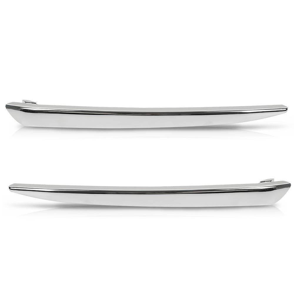 G-PLUS Front Lower Bumper Trim Molding Chrome Compatible with Chevy Tahoe (submodel: LS, LT, PPV, SSV) / Suburban (submodel: LS, LT) 2015-2020 Set of 2 Driver & Passenger Side 22936485, 22936484