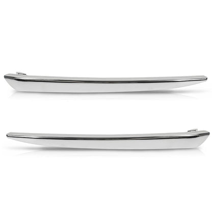 G-PLUS Front Lower Bumper Trim Molding Chrome Compatible with Chevy Tahoe (submodel: LS, LT, PPV, SSV) / Suburban (submodel: LS, LT) 2015-2020 Set of 2 Driver & Passenger Side 22936485, 22936484
