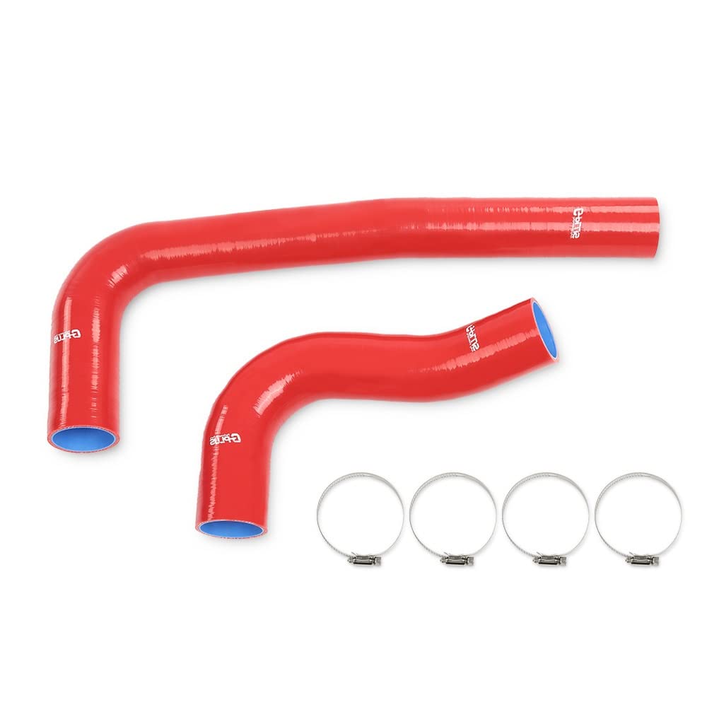 G-PLUS Radiator Silicone Hose Compatible with 2003–2010 Dodge 5.9L/6.7L Cummins Red
